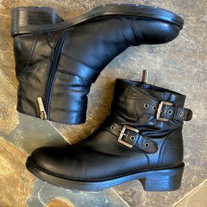 Aquatalia leather moto boots 8.5